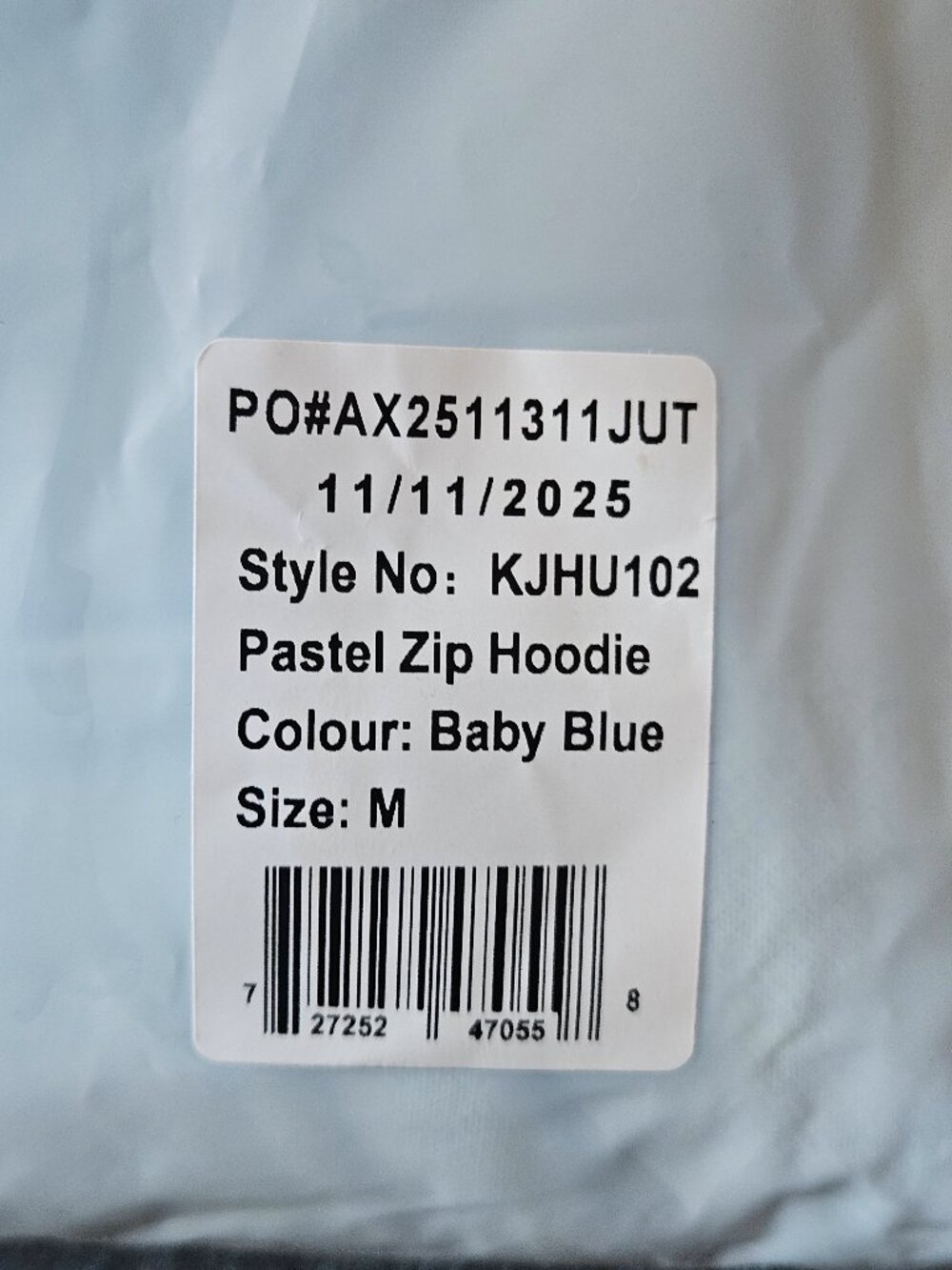 Comfrt Pastel Zip Hoodie – Mega - Picture 4 of 8